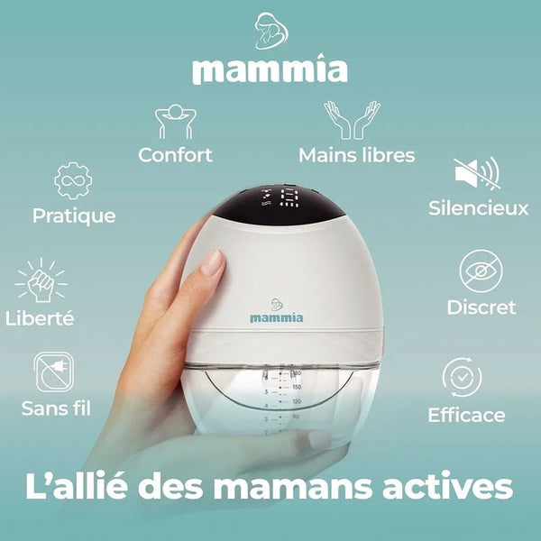Tire lait électrique mains libres – Mammia - Produit bébé Kidilo disponible sur kidilo.ma, site officiel au Maroc