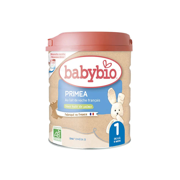Babybio Lait en poudre primea 1 - 800g (0-6 mois) - Produit bébé Kidilo disponible sur kidilo.ma, site officiel au Maroc