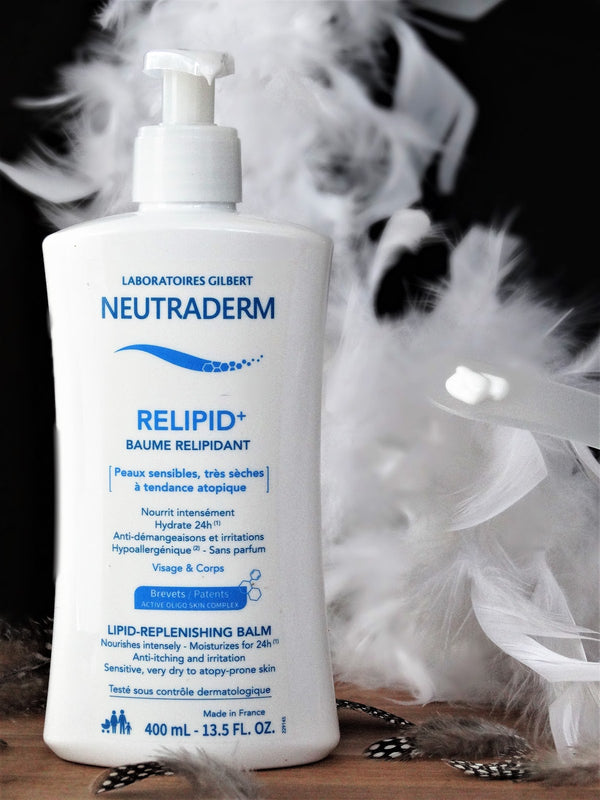 Neutraderm gilbert : Baume bébé Relipidant visage et corps au beurre de karité 400ml - Produit bébé Kidilo disponible sur kidilo.ma, site officiel au Maroc