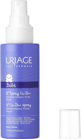 Spray apaisant anti-irritation CU-ZN - Uriage - Produit bébé Kidilo disponible sur kidilo.ma, site officiel au Maroc