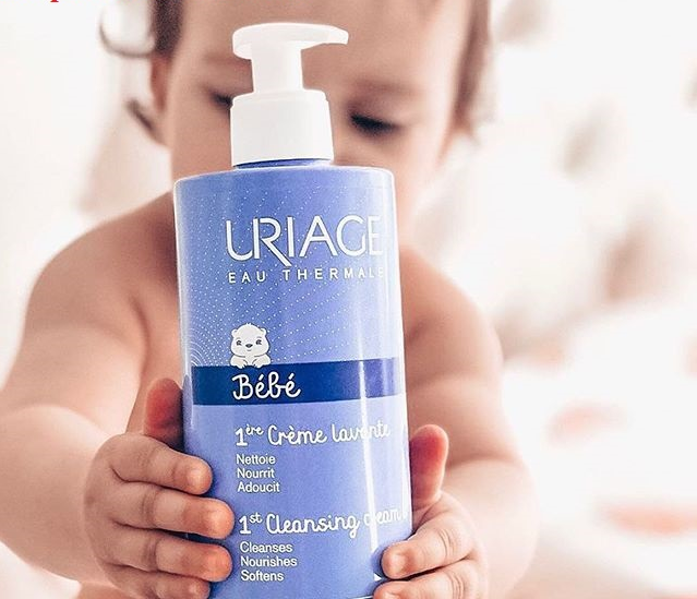 1ère  crème lavante bébé 1L - Uriage - Produit bébé Kidilo disponible sur kidilo.ma, site officiel au Maroc