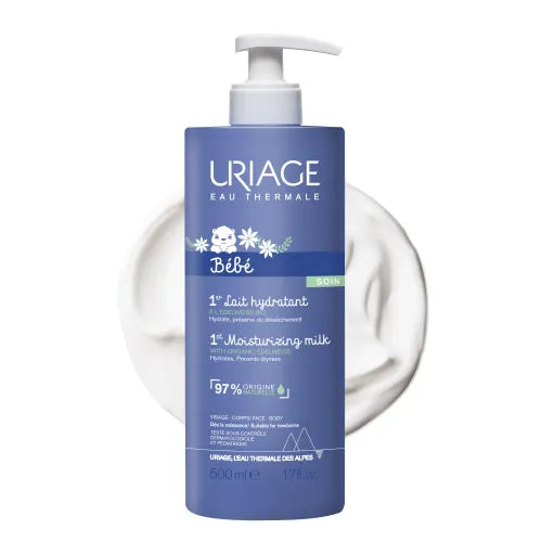Uriage 1er Lait Hydratant 500ml - Uriage - Produit bébé Kidilo disponible sur kidilo.ma, site officiel au Maroc