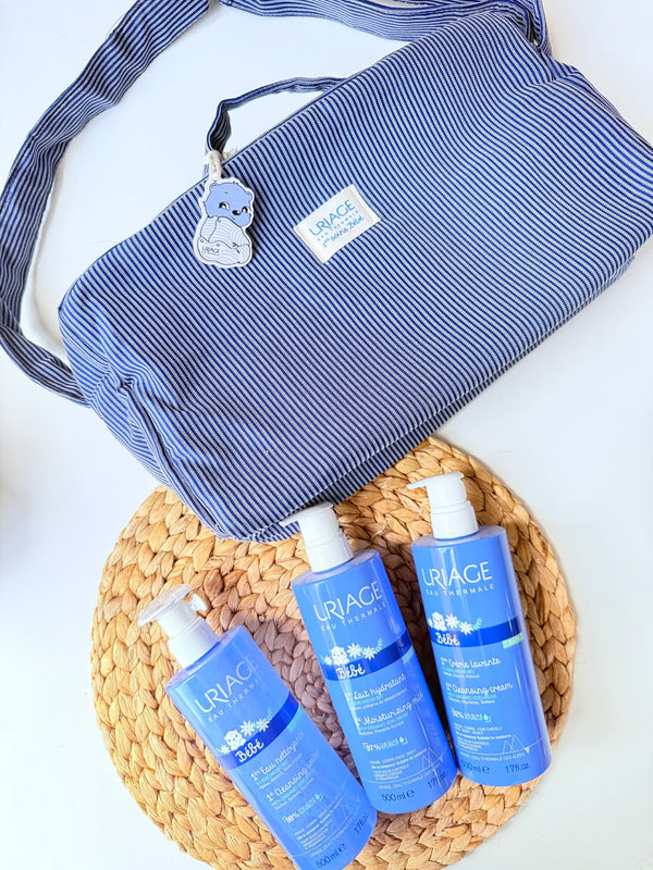 Offre Pack de Soins Naissance Uriage - Essentiels Bébé + Sac Offert - Produit bébé Kidilo disponible sur kidilo.ma, site officiel au Maroc