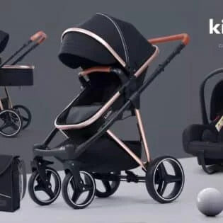 Poussette Réversible Gold + Maxi cosi_ 4en1-V71 - Kidilo - Produit bébé Kidilo disponible sur kidilo.ma, site officiel au Maroc