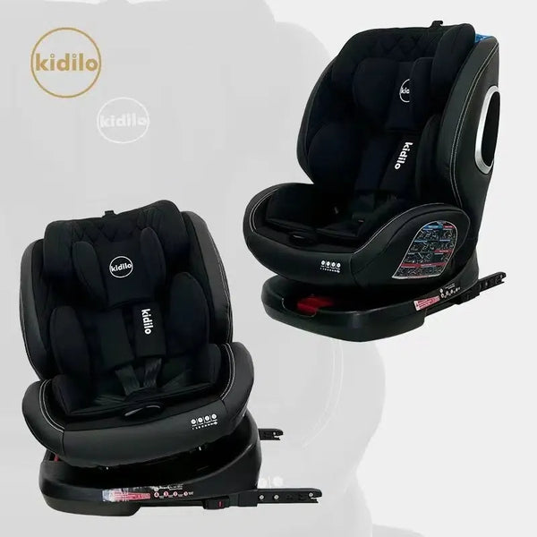 Siège auto naissance à 12 ans Rotatif- Isofix ceinture Grp 0/1/2/3 - Kidilo - Produit bébé Kidilo disponible sur kidilo.ma, site officiel au Maroc