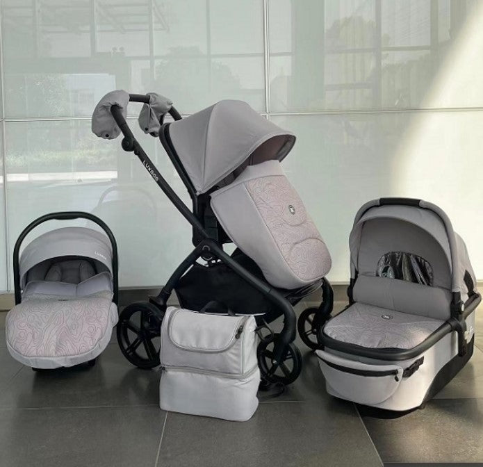 Pack Poussette Trio réversible Aluminium - Kidilo - Produit bébé Kidilo disponible sur kidilo.ma, site officiel au Maroc