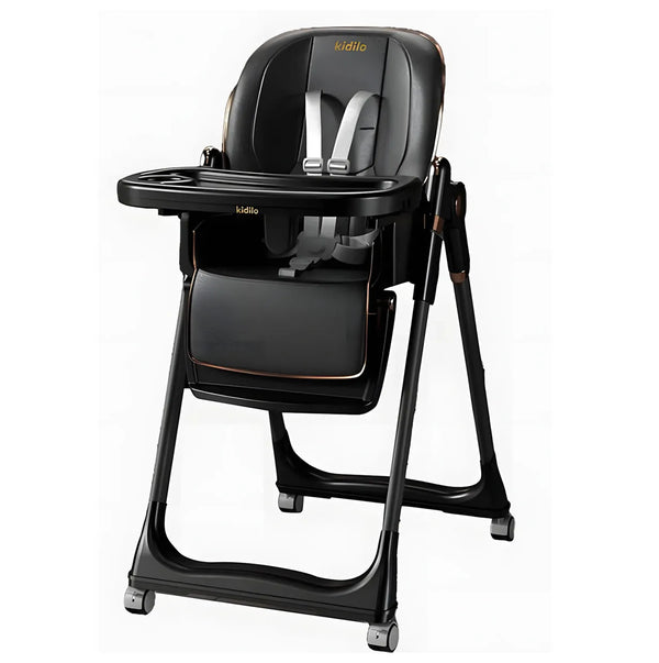 Chaise Haute Multifonctionnelle Kidilo 8122 – Évolutive, Pliable Hauteur Réglable